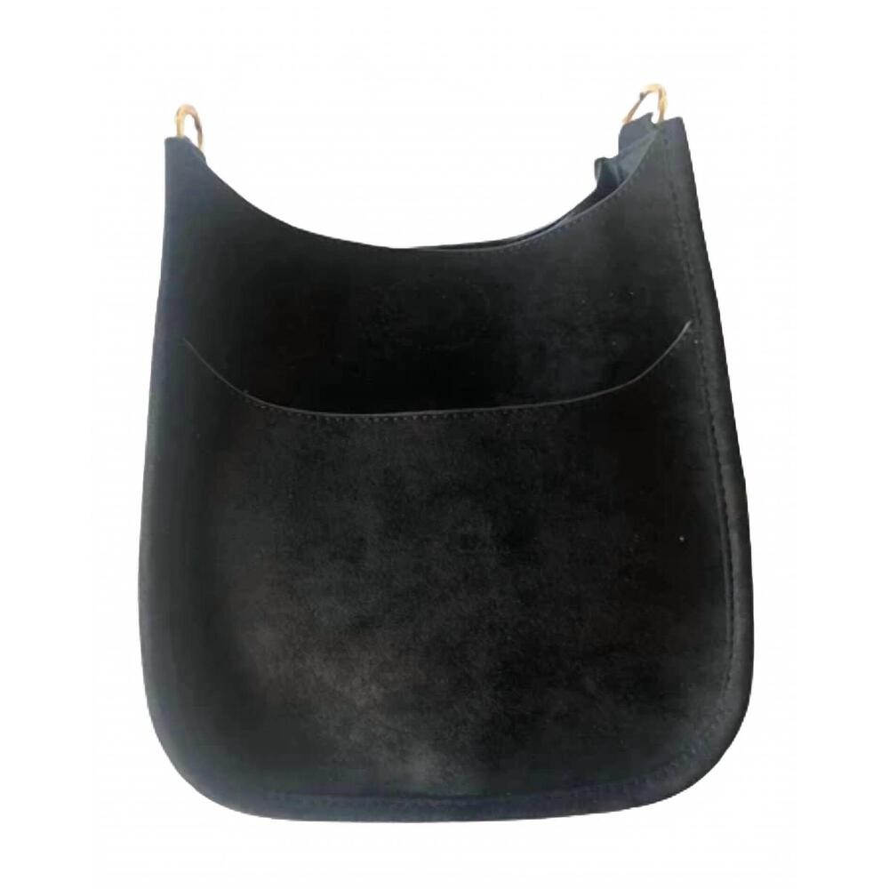NEW AHDORNED women's petite messenger bag in black